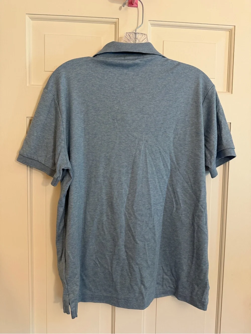 Polo Ralph Lauren Slim Fit Knit Polo Stretchy Blue Size Small